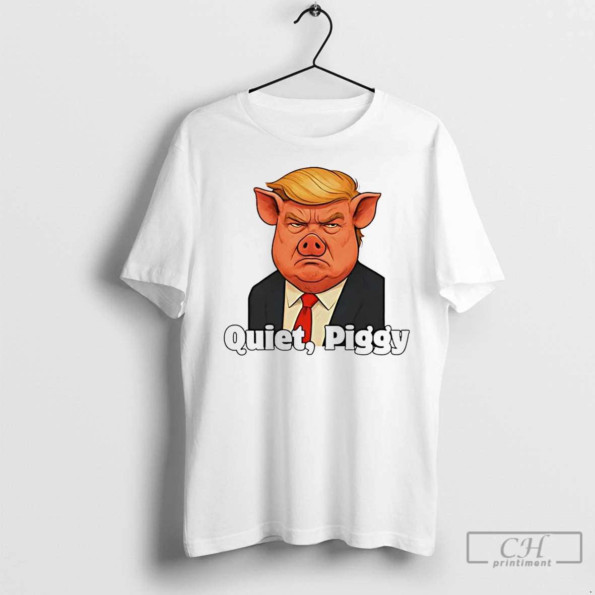 Premium Quiet Piggy Pig Trump No Kings Protest
