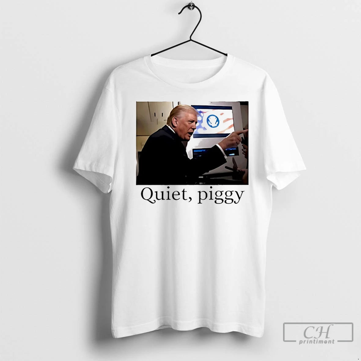 Premium Quiet Piggy Trump Funny