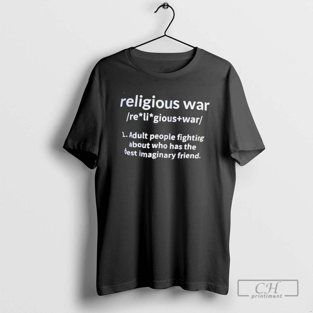Premium Religious War Adult People Fighting About Who Has The Best Imaginary Friend Shirt Sweater
