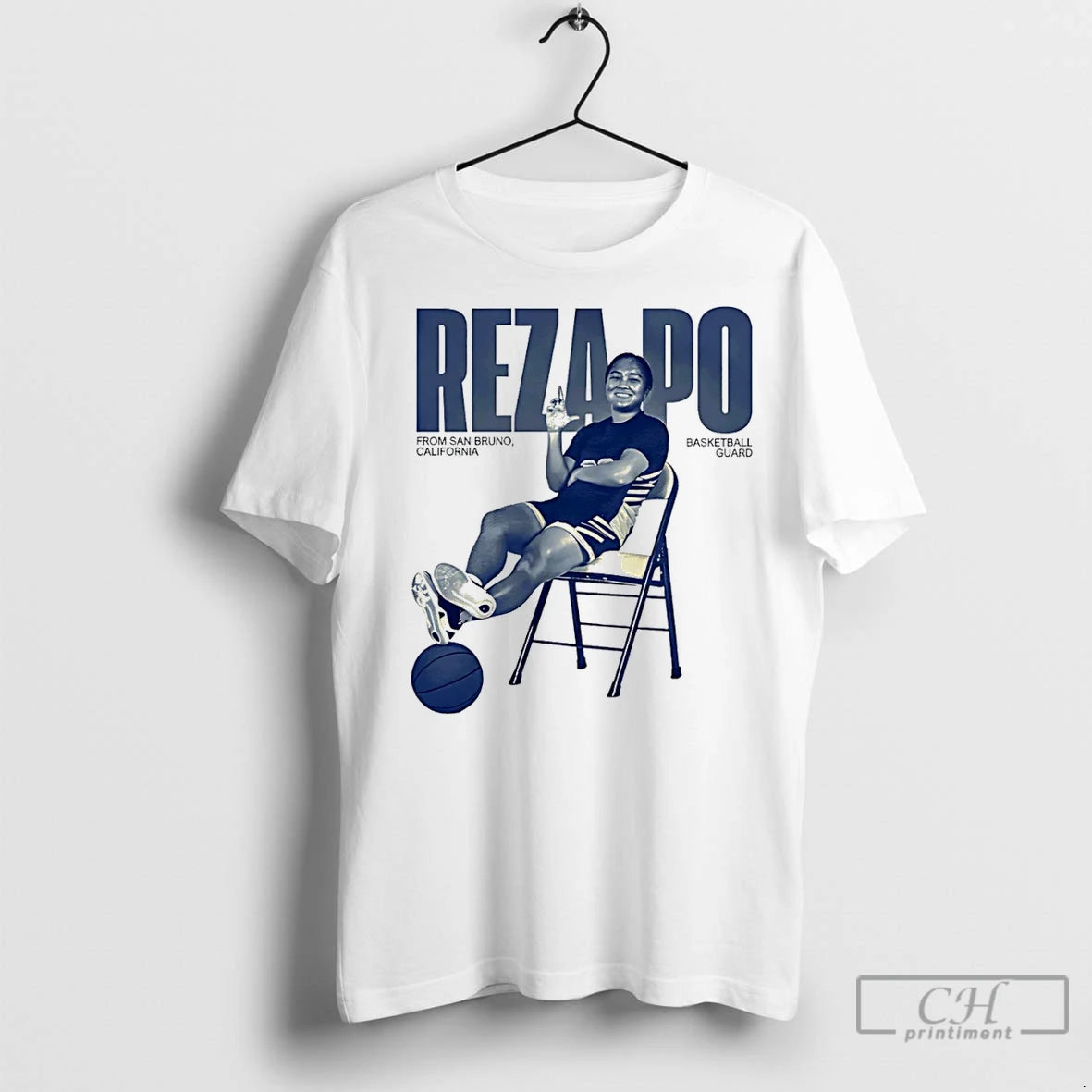 Premium Reza Po New Mexico Lobos Basketball Guard Graphic