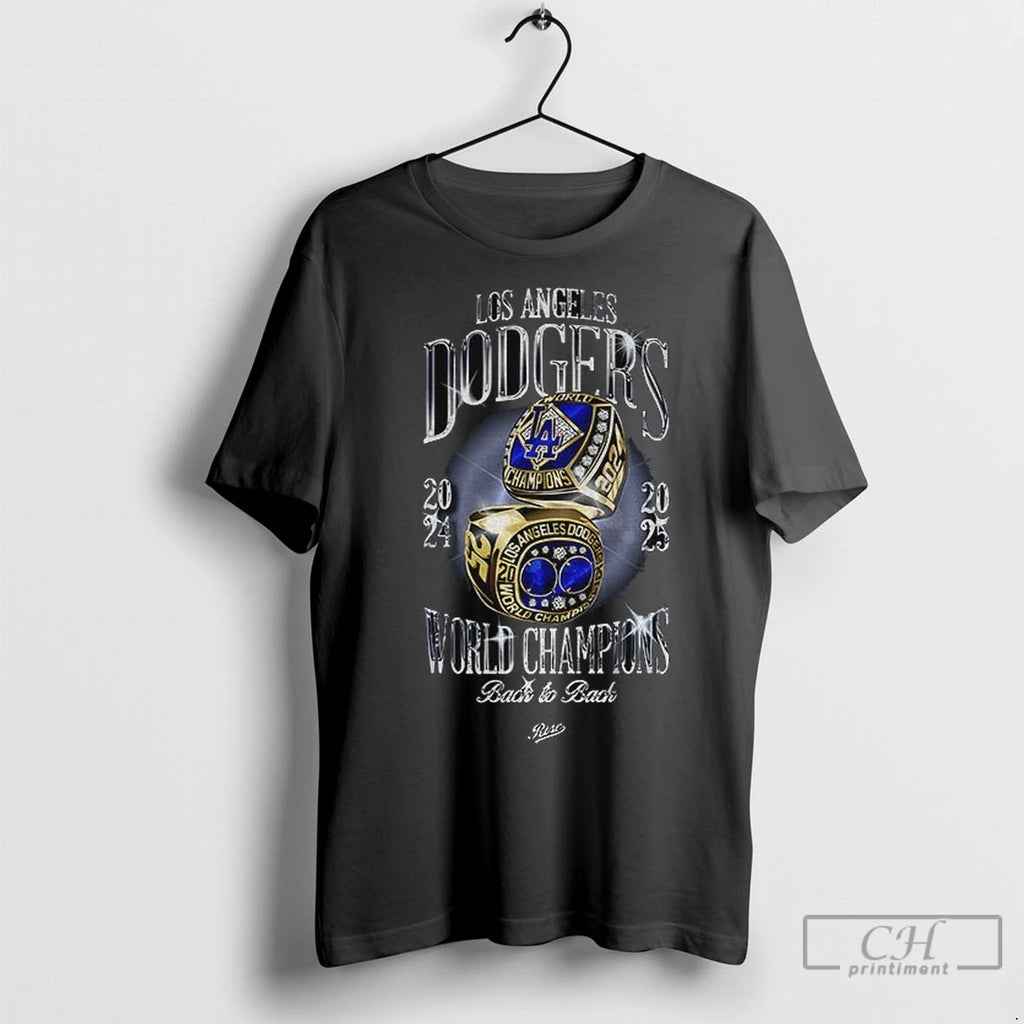 Premium Rings Los Angeles Dodgers World Champions Back To Back 2024 2025 Logo