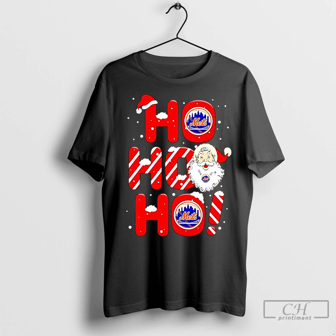 Premium Santa Claus New York Mets Ho Ho Ho Merry Christmas