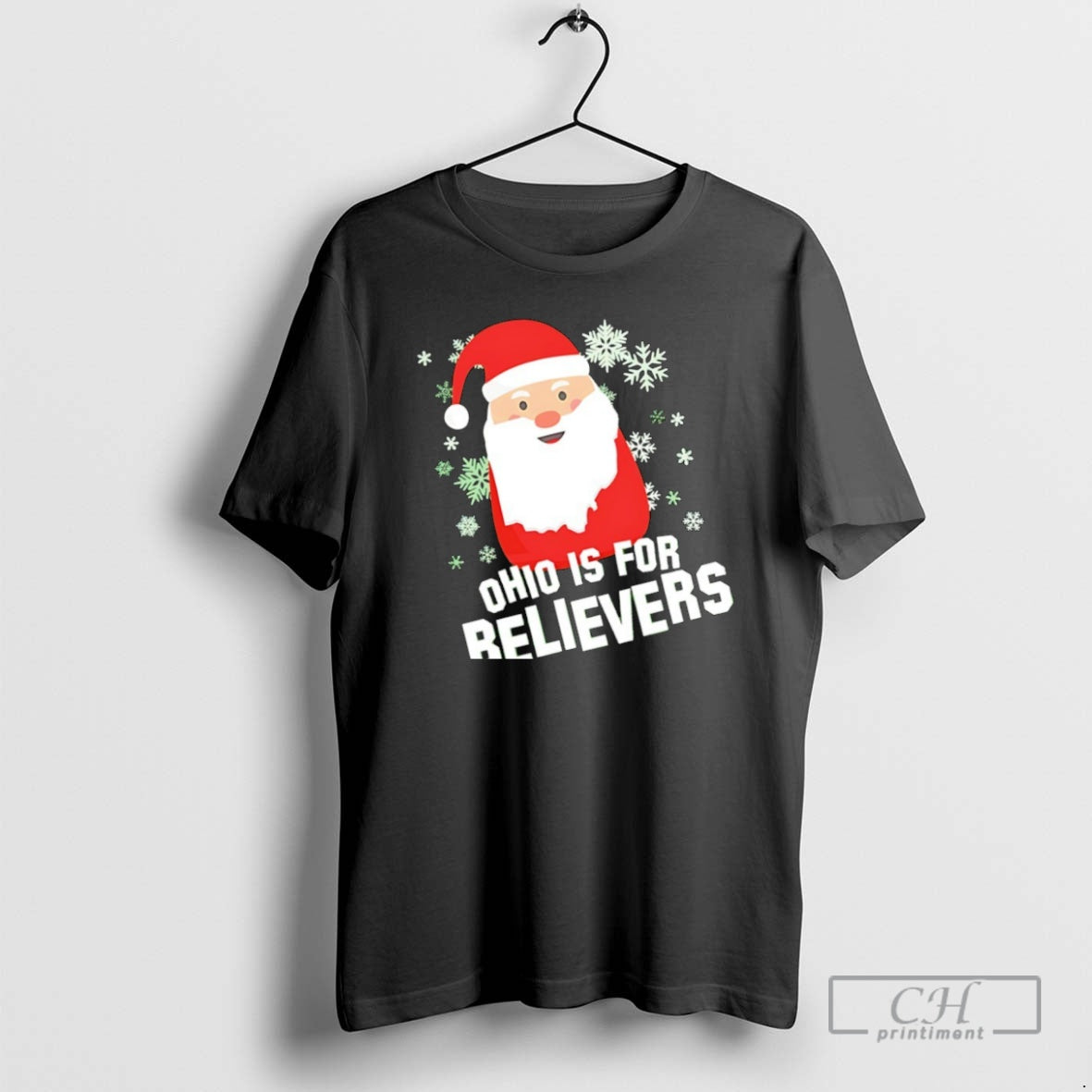 Premium Santa Claus Ohio Is For Believers Christmas Shirt Sweater