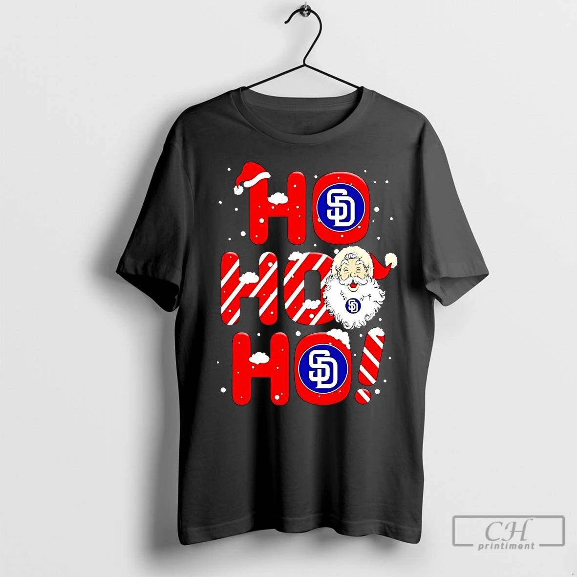 Premium Santa Claus San Diego Padres Ho Ho Ho Merry Christmas