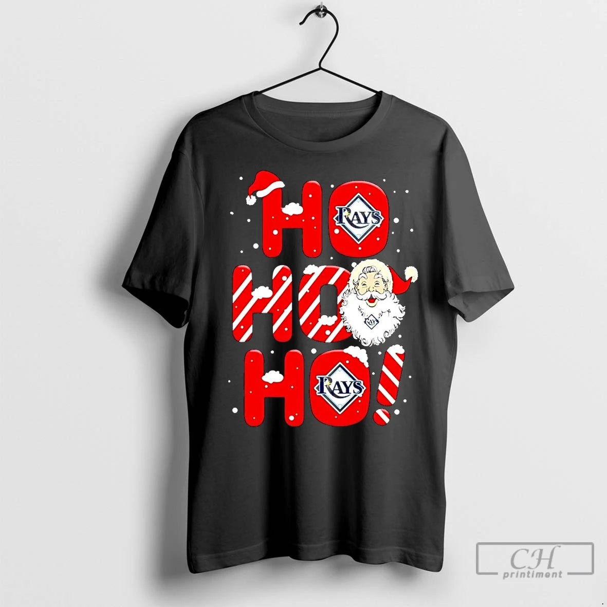 Premium Santa Claus Tampa Bay Rays Ho Ho Ho Merry Christmas