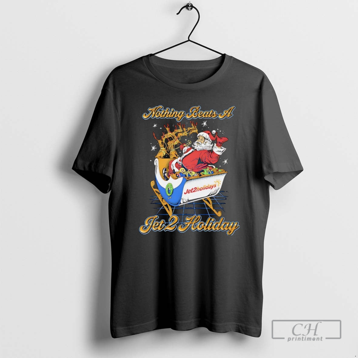 Premium Santa Nothing Beats A Jet 2 Holiday Christmas 2025 Christmas Shirt Sweater