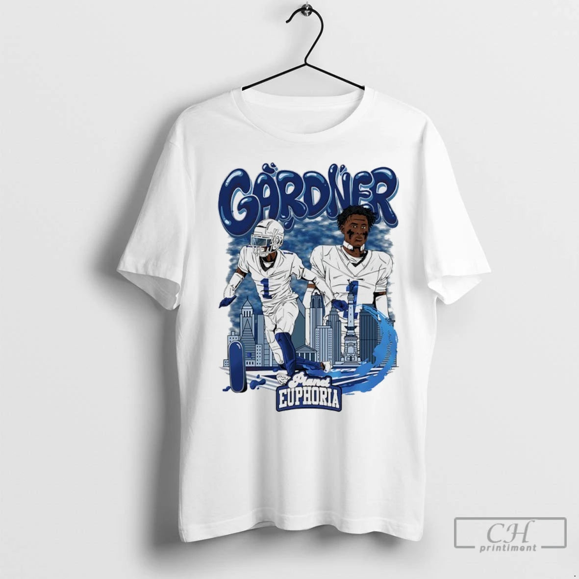 Premium Sauce Gardner Indianapolis Colts City Skyline Graffiti