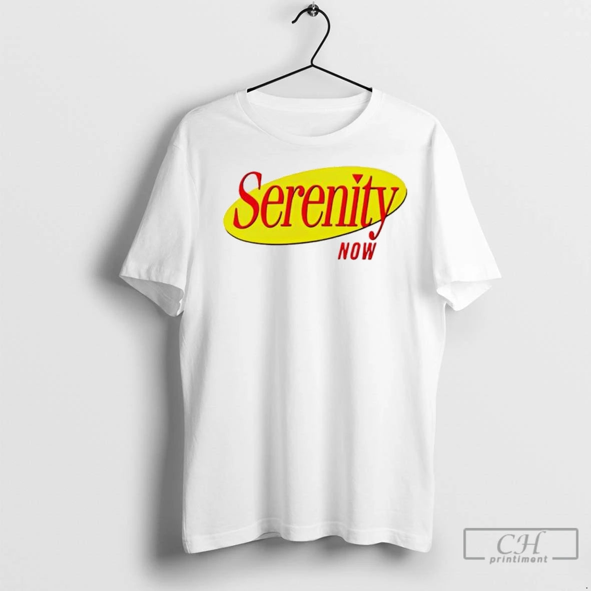 Premium Serenity Now Seinfeld Logo