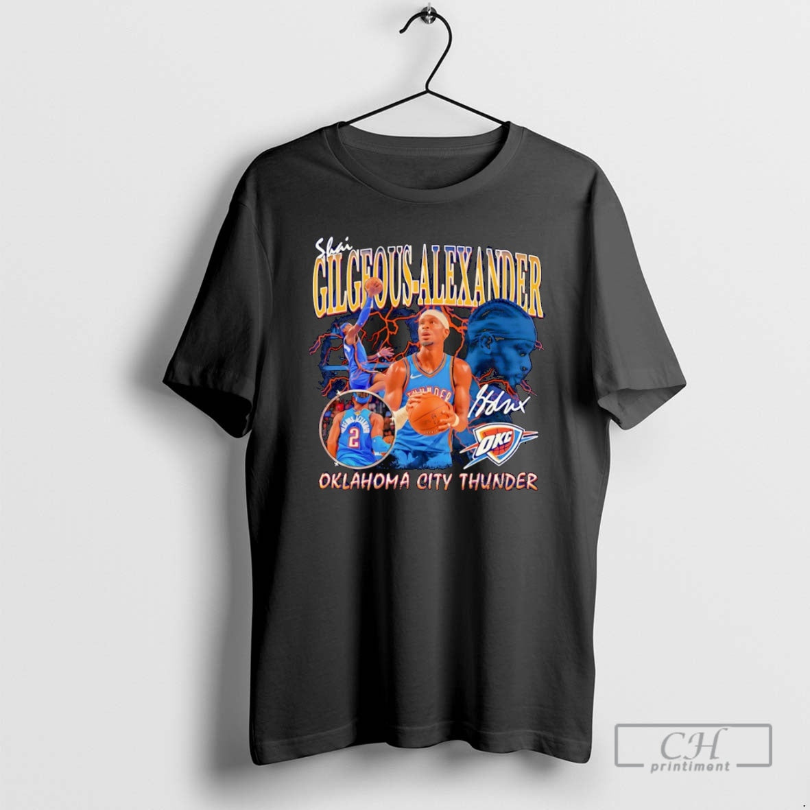 Premium Shai Gilgeous Alexander Oklahoma City Thunder Player Collage 25 Christmas Shirt Sweater