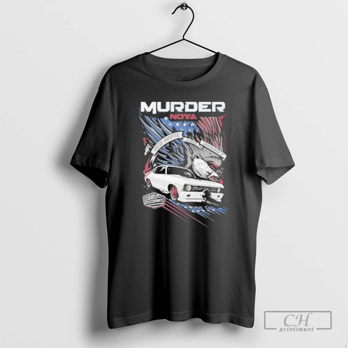 Premium Shawn Ellington Murder Nova Red White And Boost 187 Customs Shirt Sweater