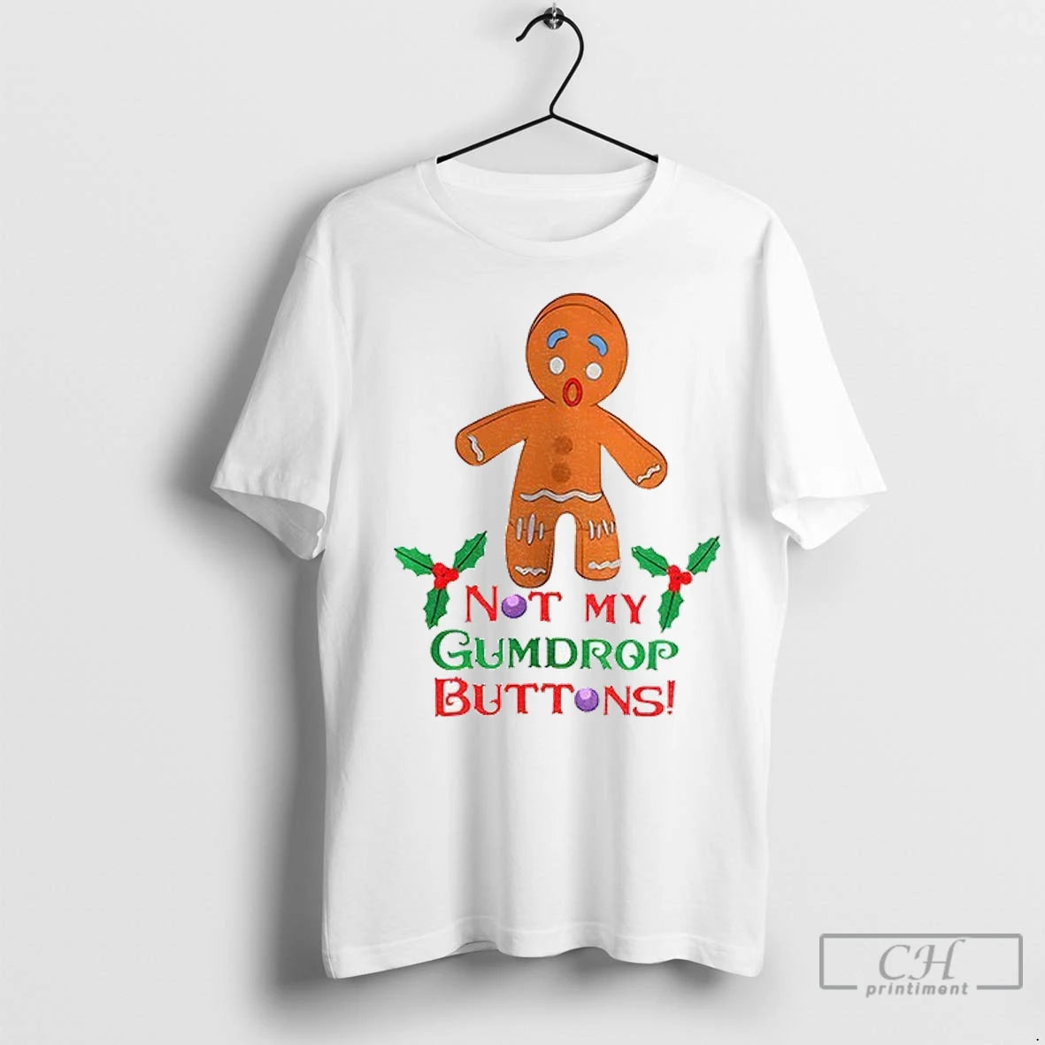 Premium Shrek Gingerbread Man Not My Gumdrop Buttons