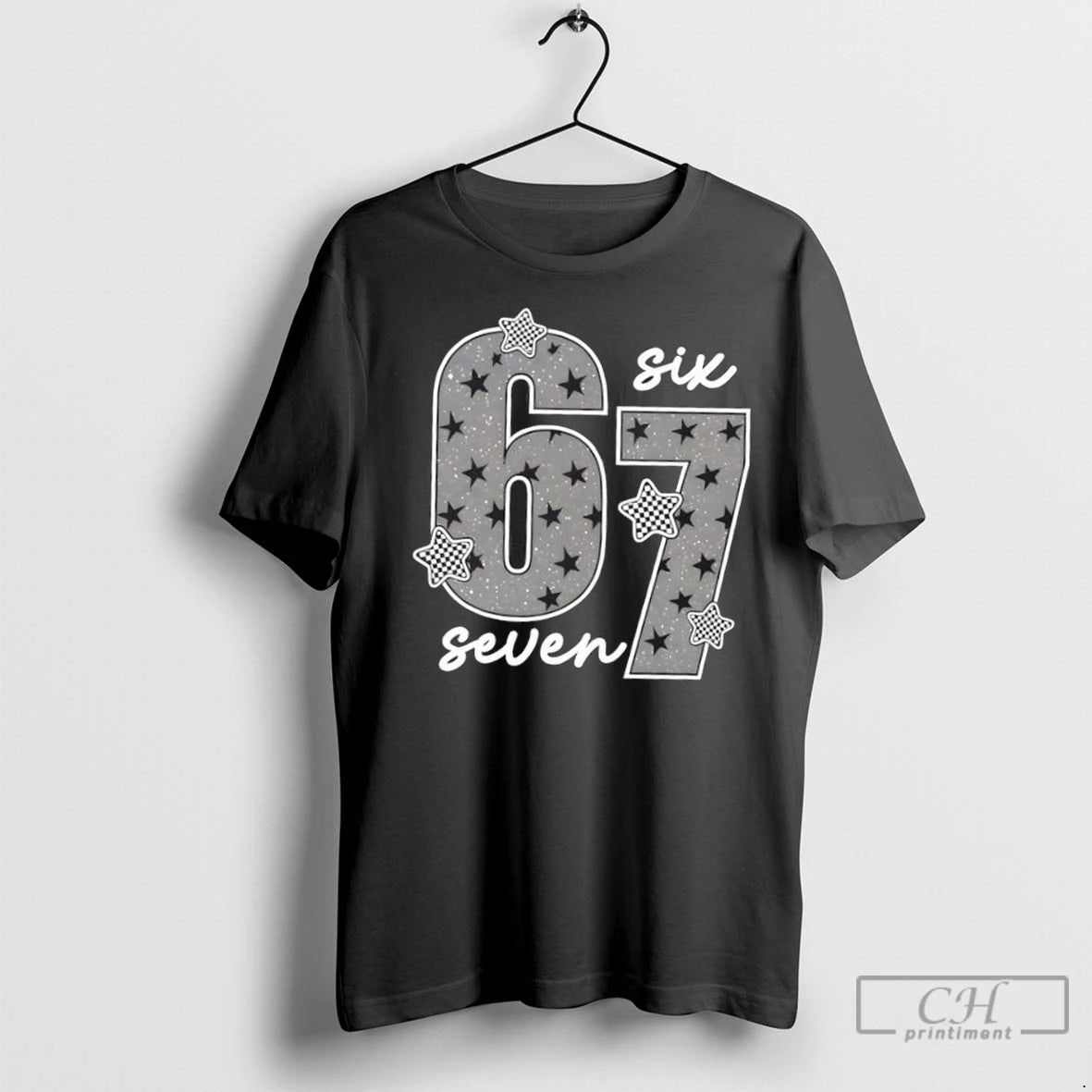Premium Six Seven 6 7 Meme 67 Classic Retro