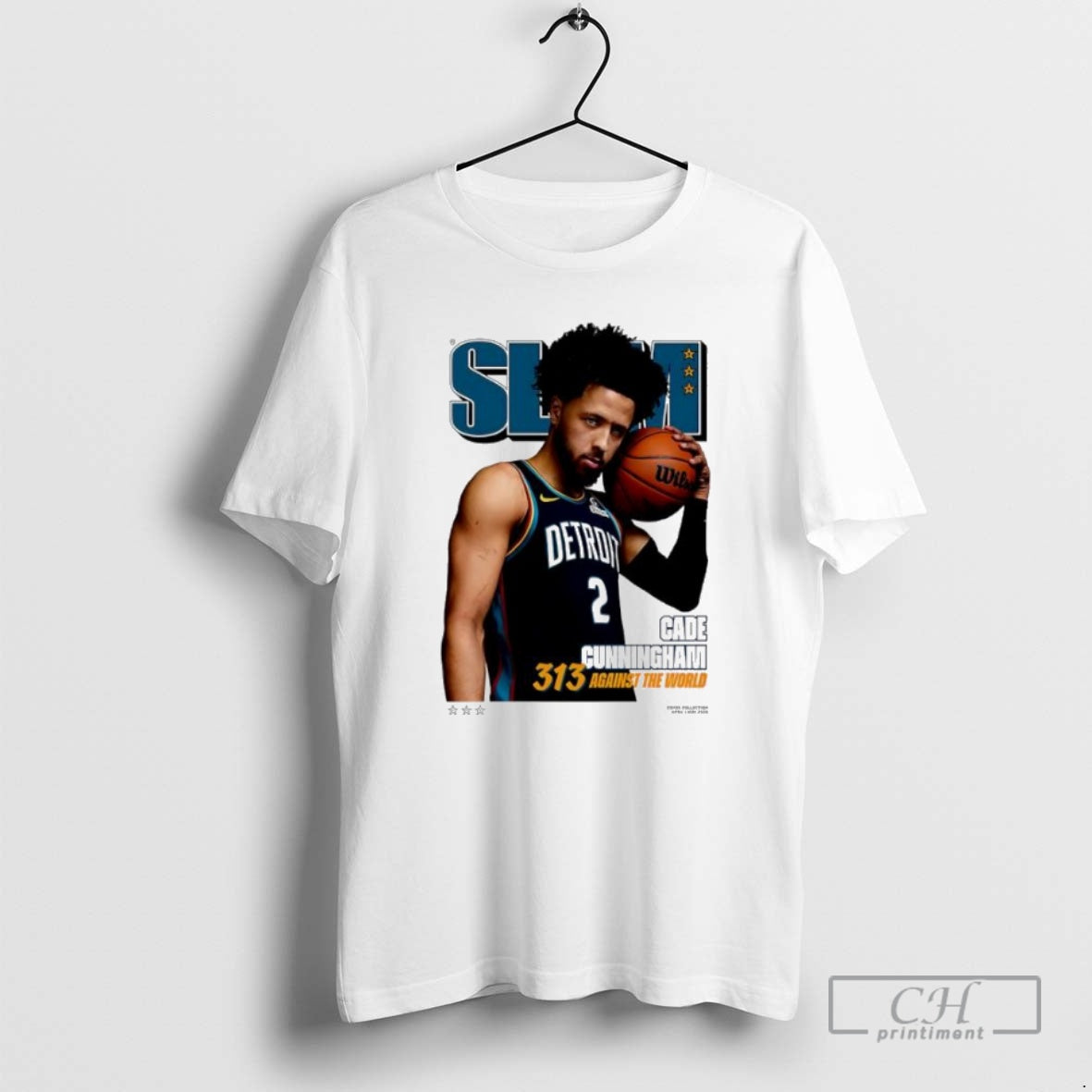 Premium Slam Cade Cunningham Pistons 313 Against The World Shirt Sweater