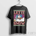 Premium Snowman Let It Snow Ugly Christmas