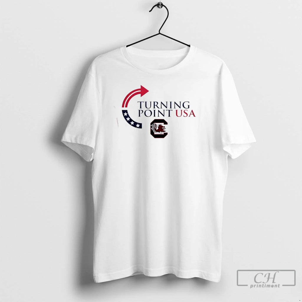 Premium South Carolina Gamecocks X Turning Point Usa Freedom Charlie Kirk 2 Sided