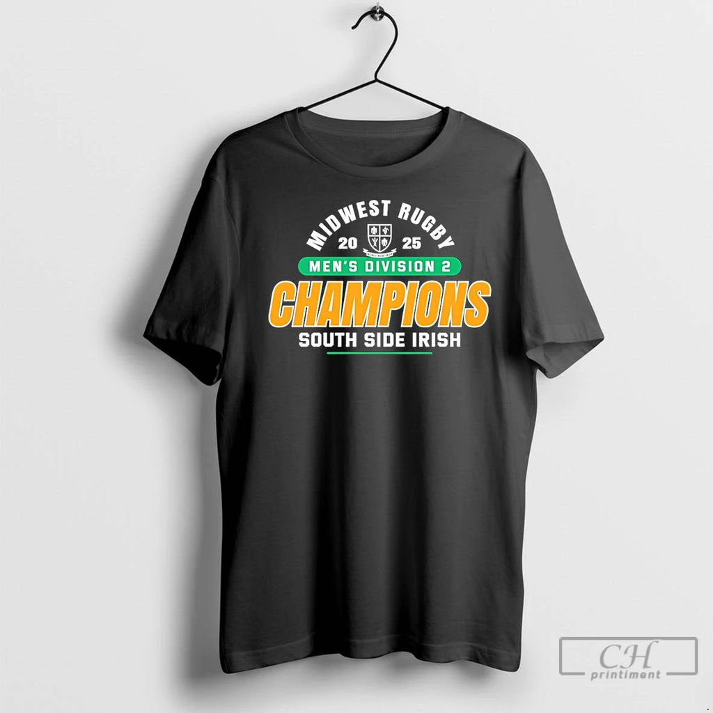 Premium South Side Irish 2025 Midwest Rugby Mens D2 Champions
