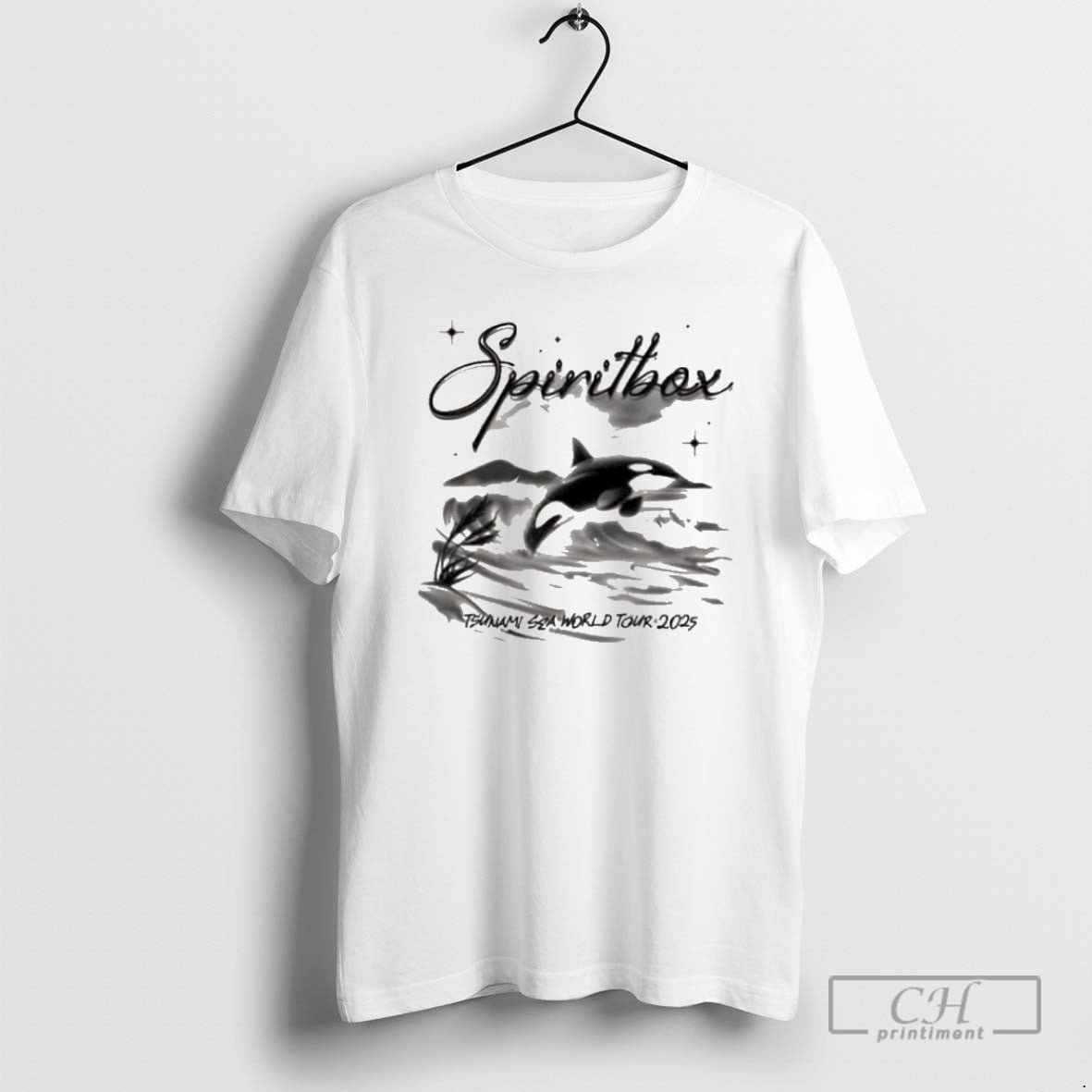 Premium Spiritbox Tsunami Sea World Tour 2025 Orca Whale Shirt Sweater