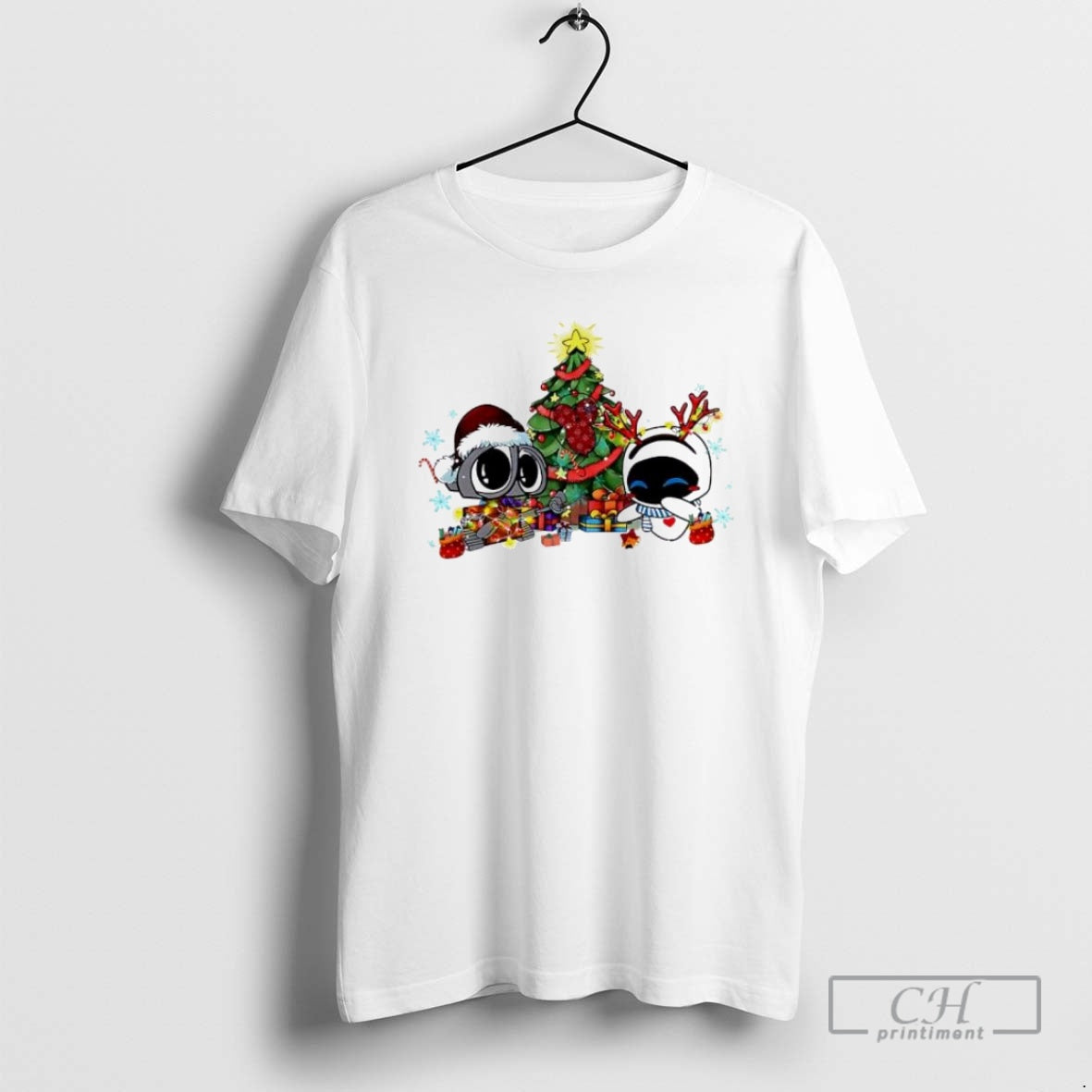 Premium Star Wall E Eve Personalized Ornaments White Shirt Sweater