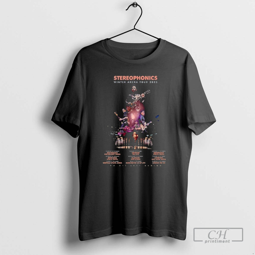 Premium Stereophonics Winter Arena Tour 2025 No Hit Left Behind Tour Roster Shirt Sweater