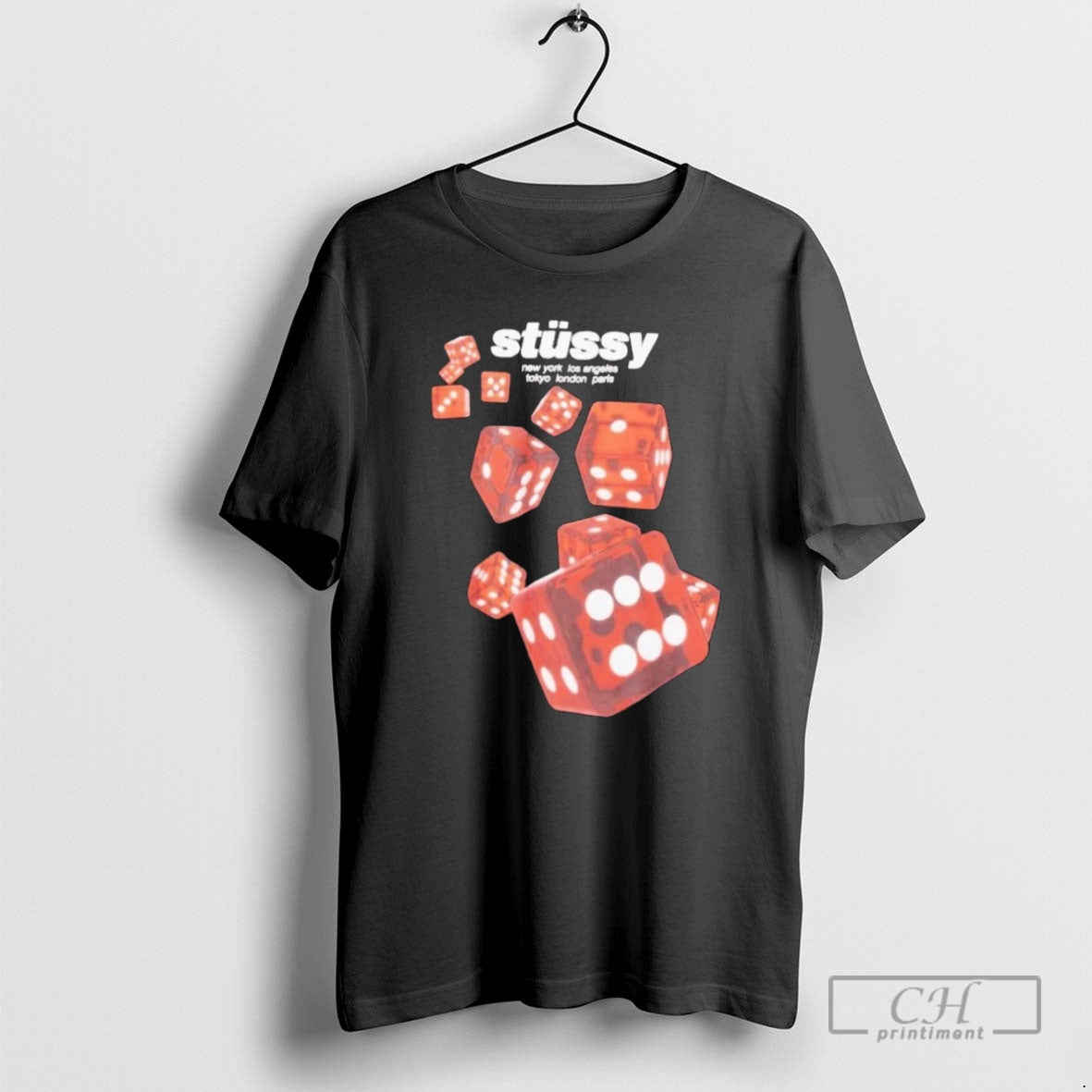 Premium Stussy Rollers New York Los Angeles Tokyo London Paris Dices Shirt Sweater