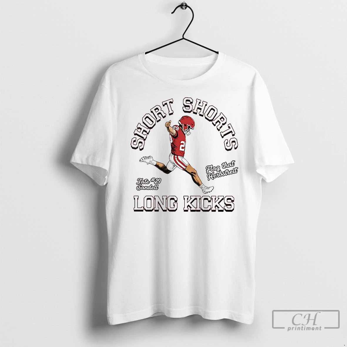 Premium Tate Sandell Short Shorts Long Kicks Flag That Herbstreit