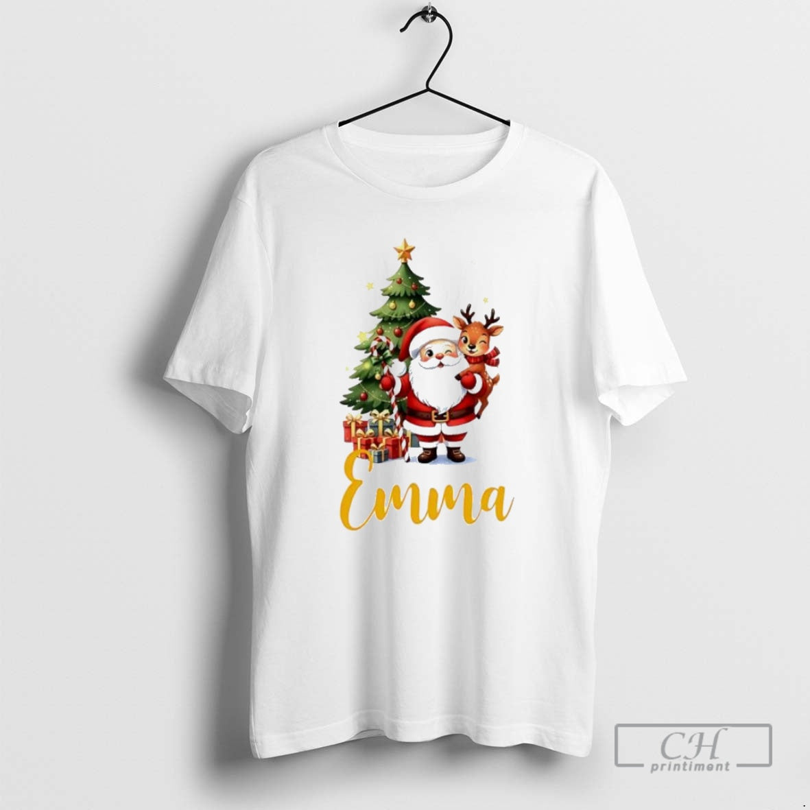 Premium Teacher 6 7 Christmas Santa Claus Ornaments White Shirt Sweater