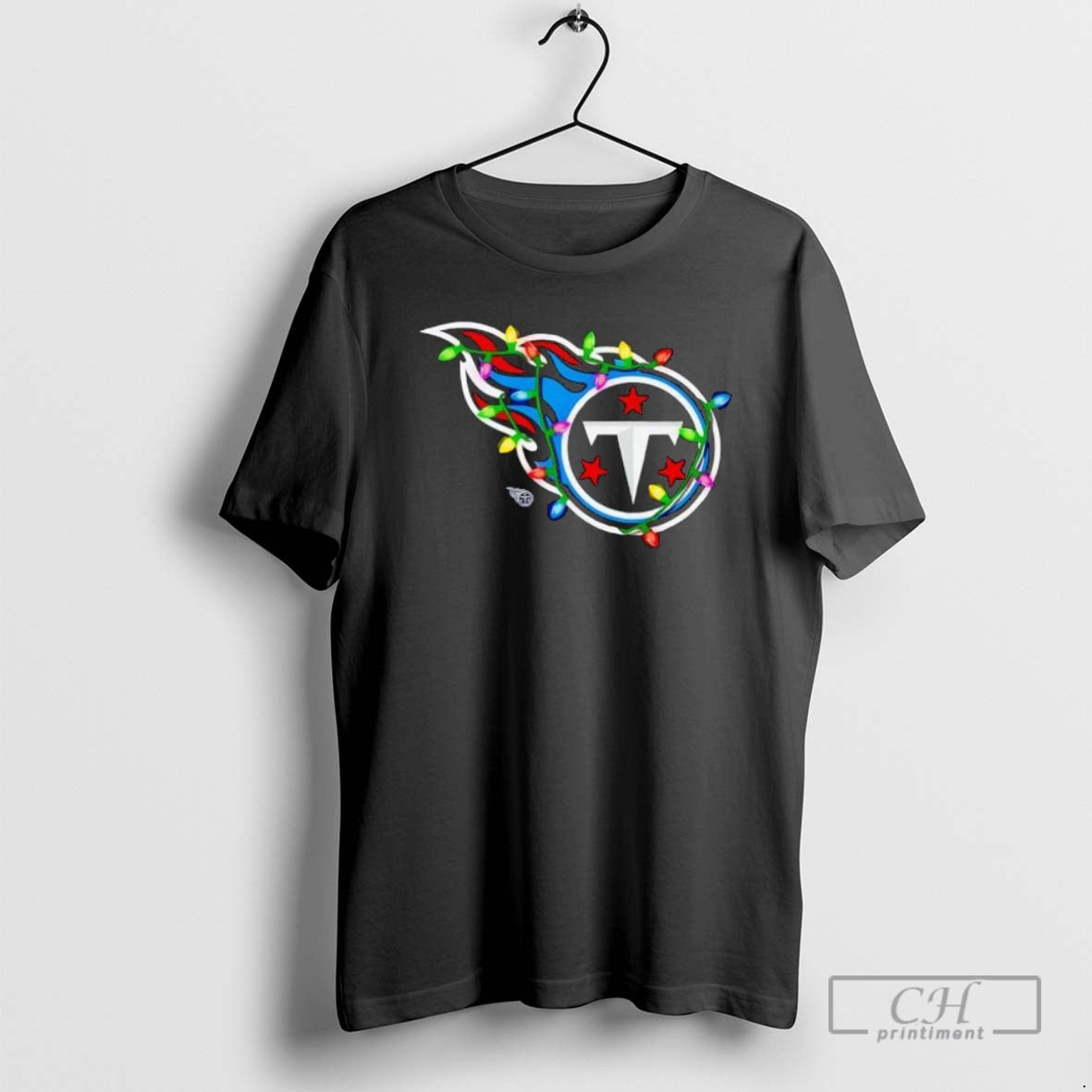 Premium Tennessee Titans Logo Holiday Lights Shirt Sweater