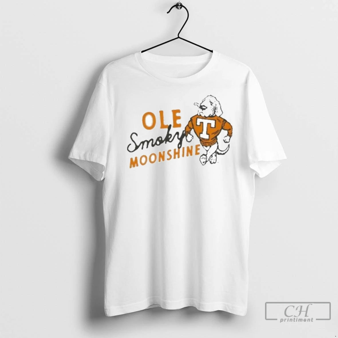 Premium Tennessee Volunteers Football Ole Smoky Moonshine Smokey Strutting Mascot