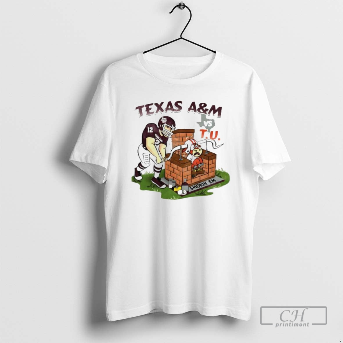 Premium Texas Am Vs Tu Smokin Em Shirt Sweater
