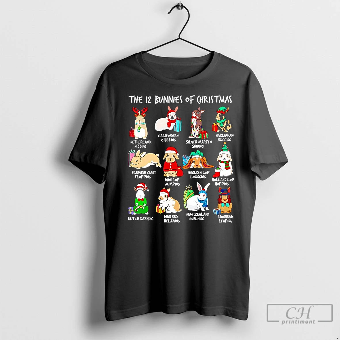 Premium The 12 Bunnies Of Christmas