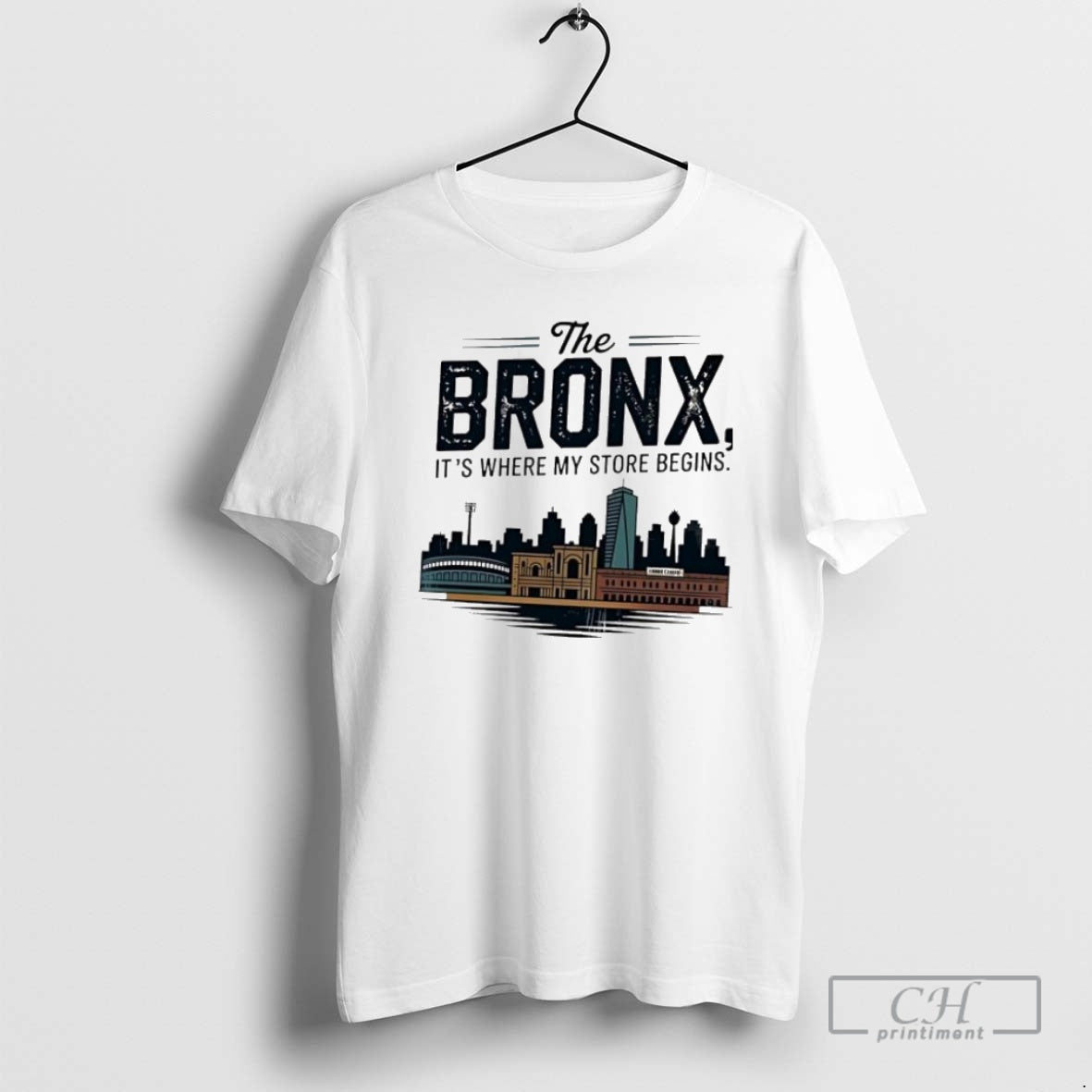 Premium The Bronx Its Where My Store Begins Skyline Shirt Sweater