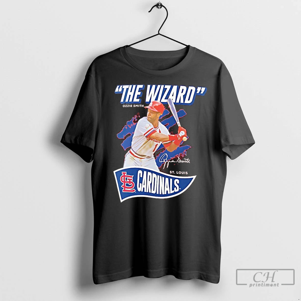 Premium The Wizard Ozzie Smith St Louis Cardinals Player Nickname Signatue