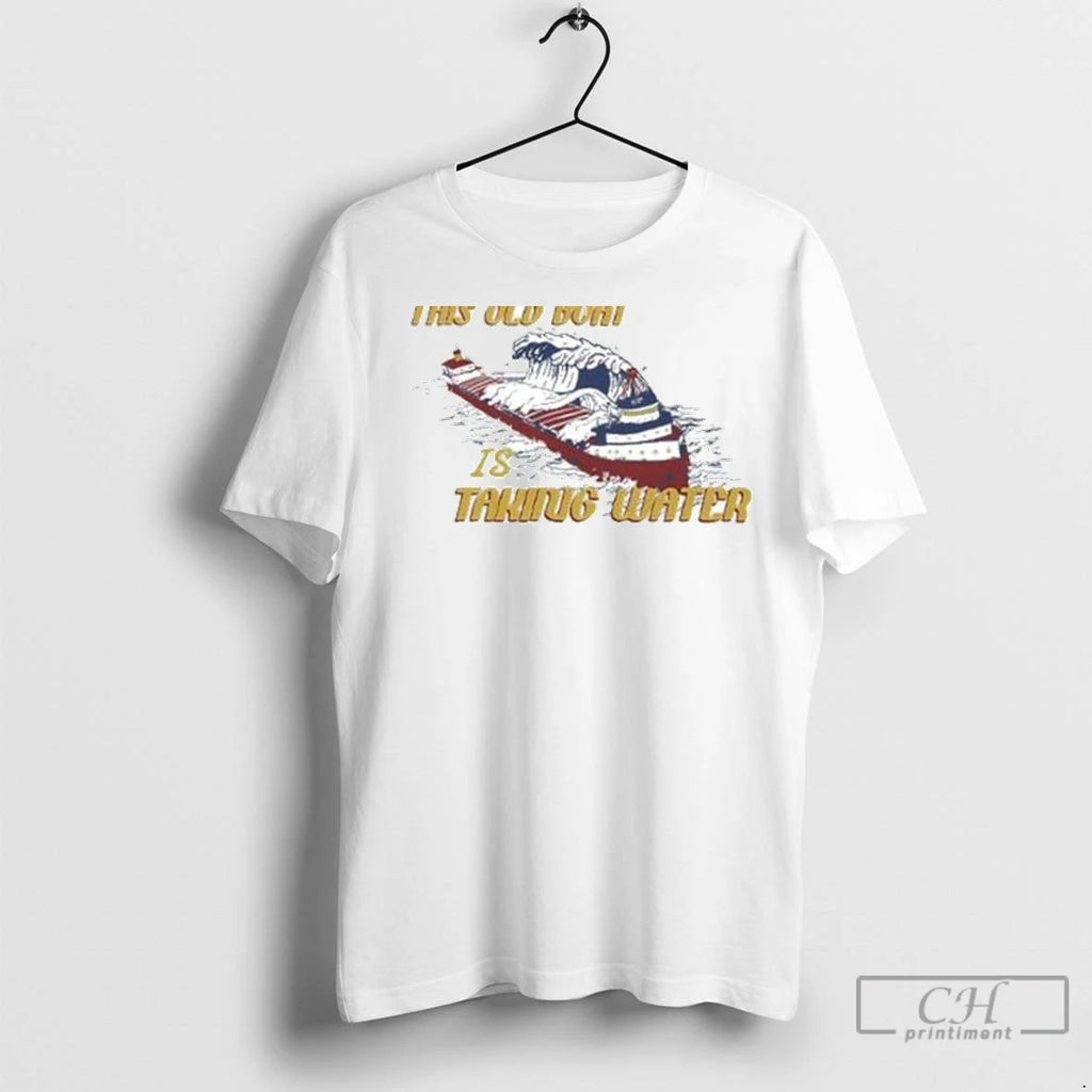 Premium This Boat Is Taking Water Edmund Fitzgerald Memorial Circle White