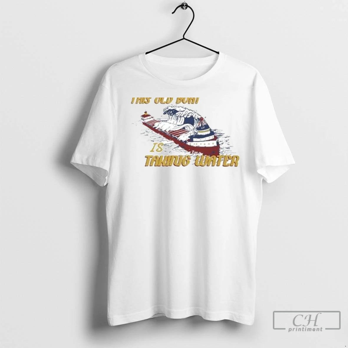 Premium This Boat Is Taking Water Edmund Fitzgerald Memorial Circle White
