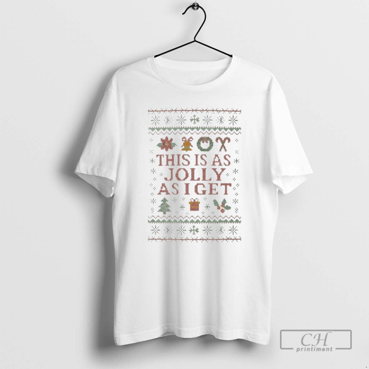 Premium This Is As Jolly As I Get Holiday Ugly Christmas Shirt Sweater