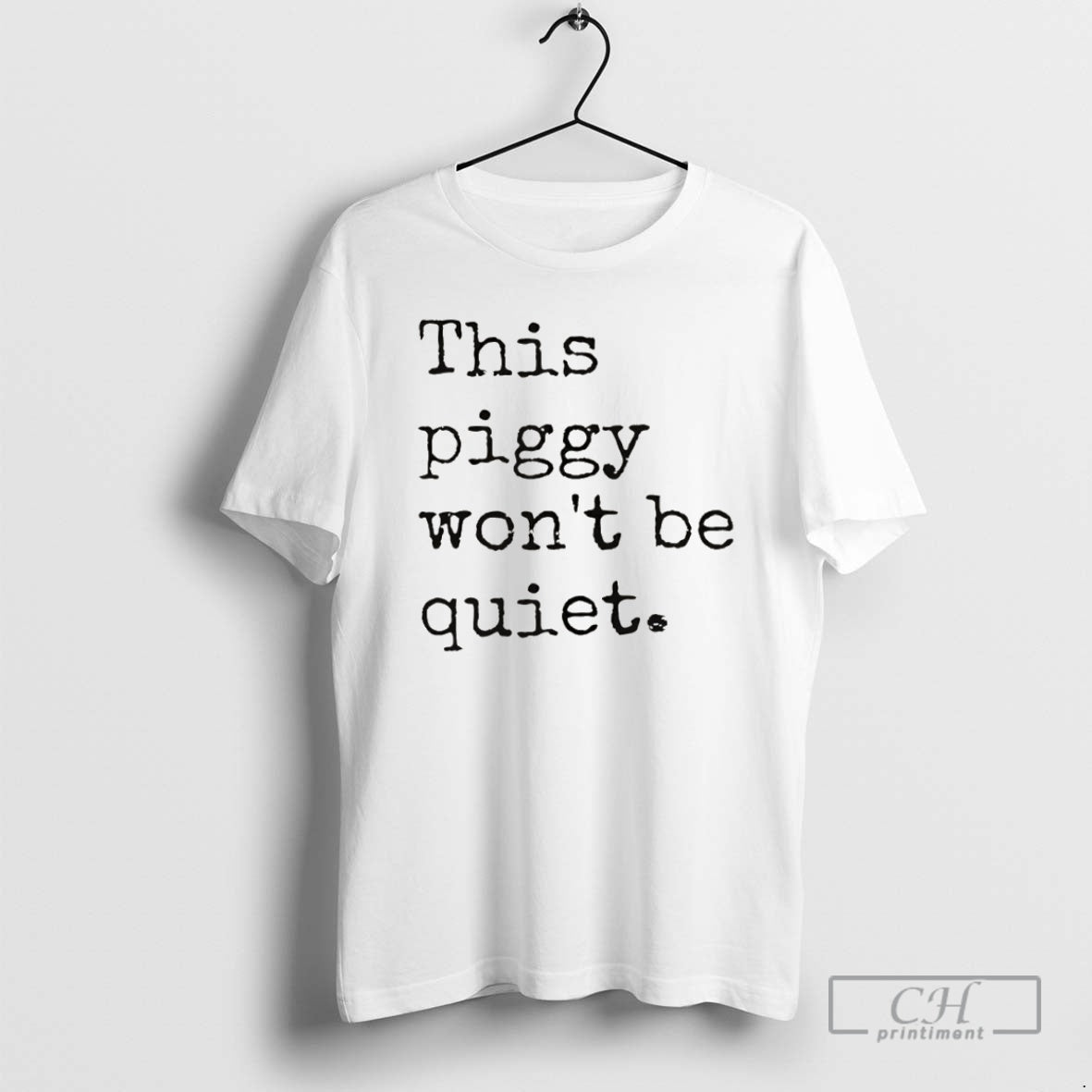 Premium This Piggy Wont Be Quiet Trump Resist Quiet Piggy Political Shirt Sweater
