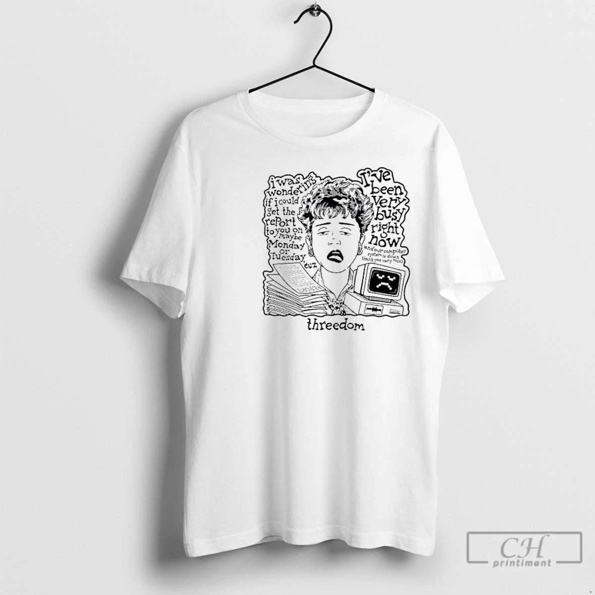Premium Threedom Corporate Lady Circle White