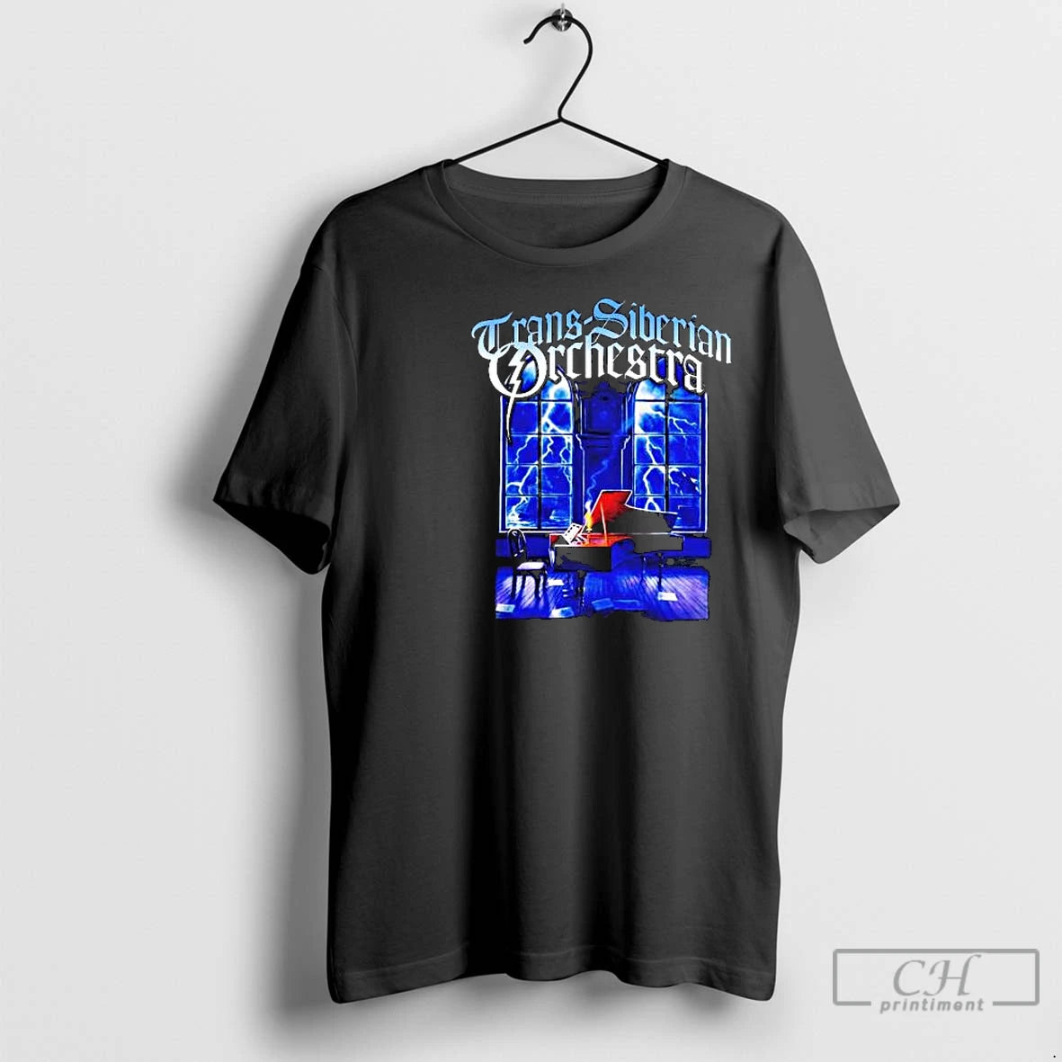 Premium Trans Siberian Orchestra Piano 2025 Itin Circle Black