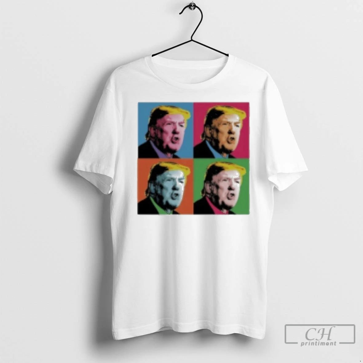 Premium Transfer Trump Pop Art Lets Go Brandon Fjb