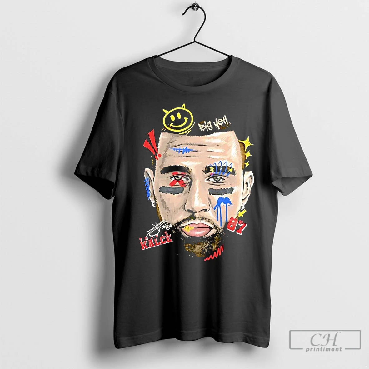 Premium Travis Kelce Big Yeti Portrait
