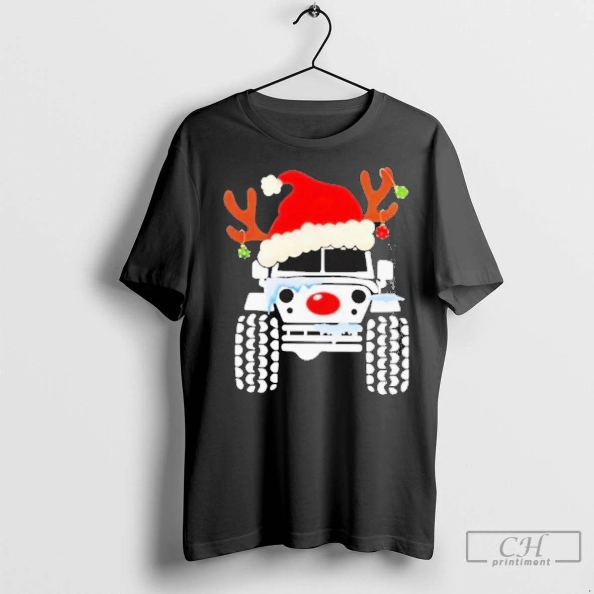 Premium Truck Snow Hat Christmas 2024 Black