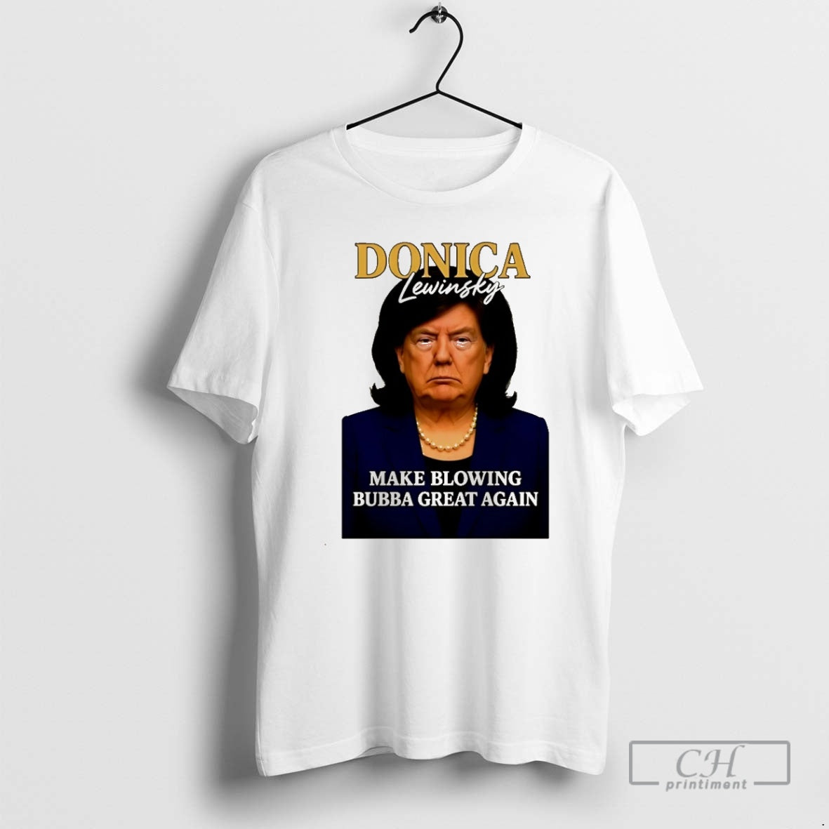 Premium Trump Donica Lewinsky Make Blowing Bubba Great Again Christmas Shirt Sweater