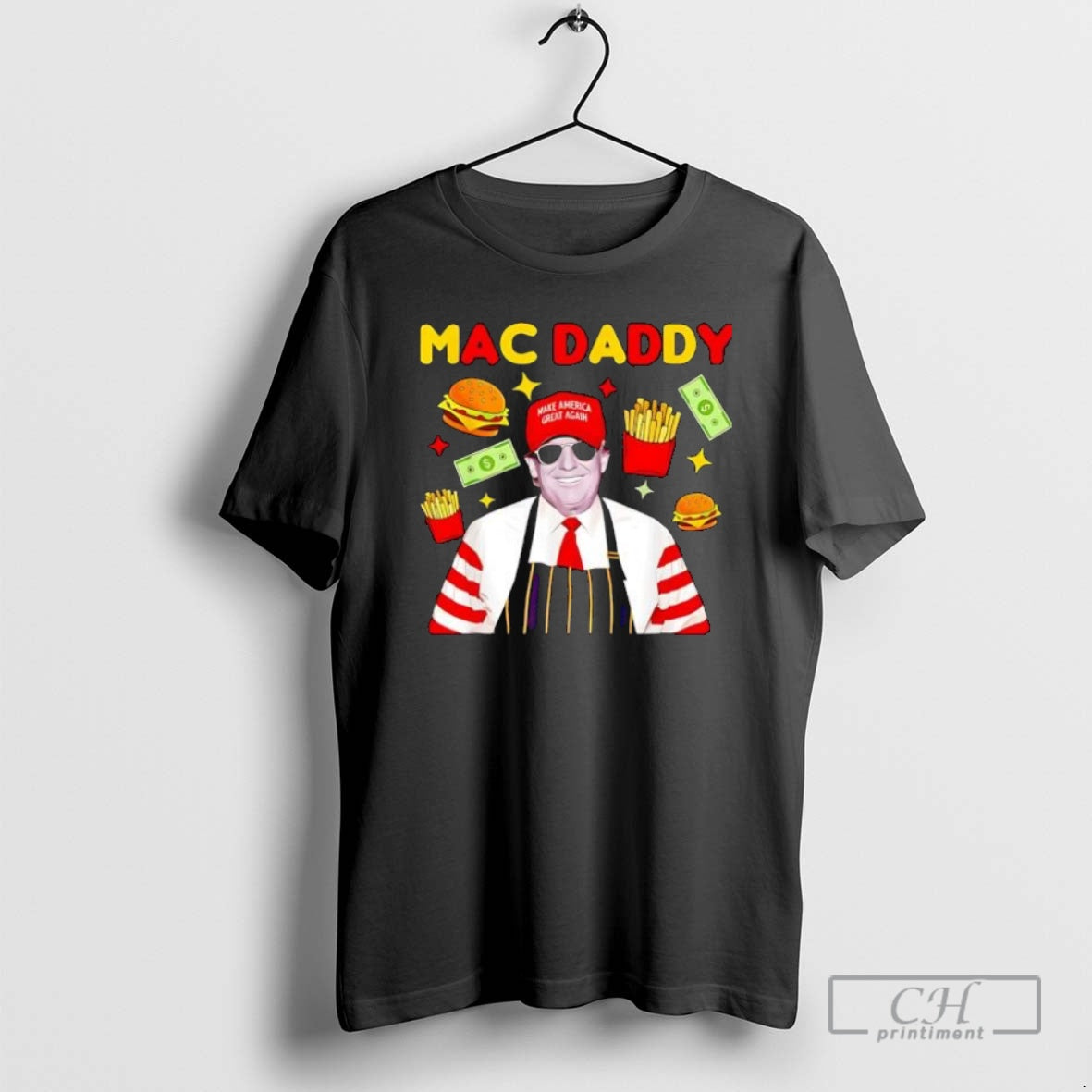 Premium Trump Mac Daddy Money Burger Shirt Sweater