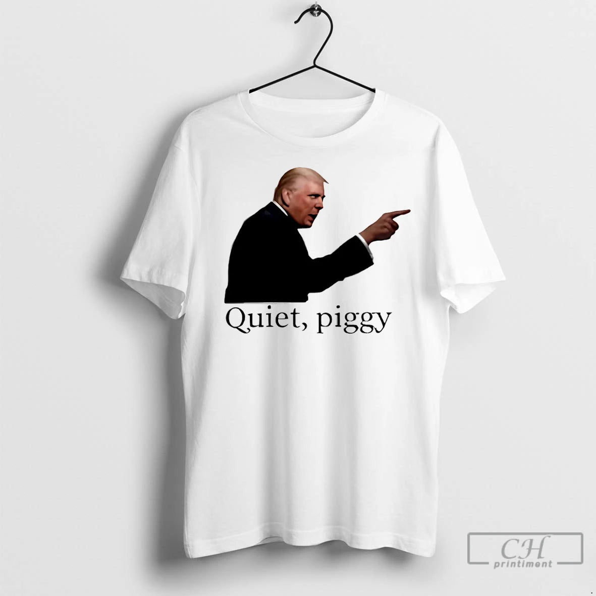 Premium Trump Quiet Piggy Meme