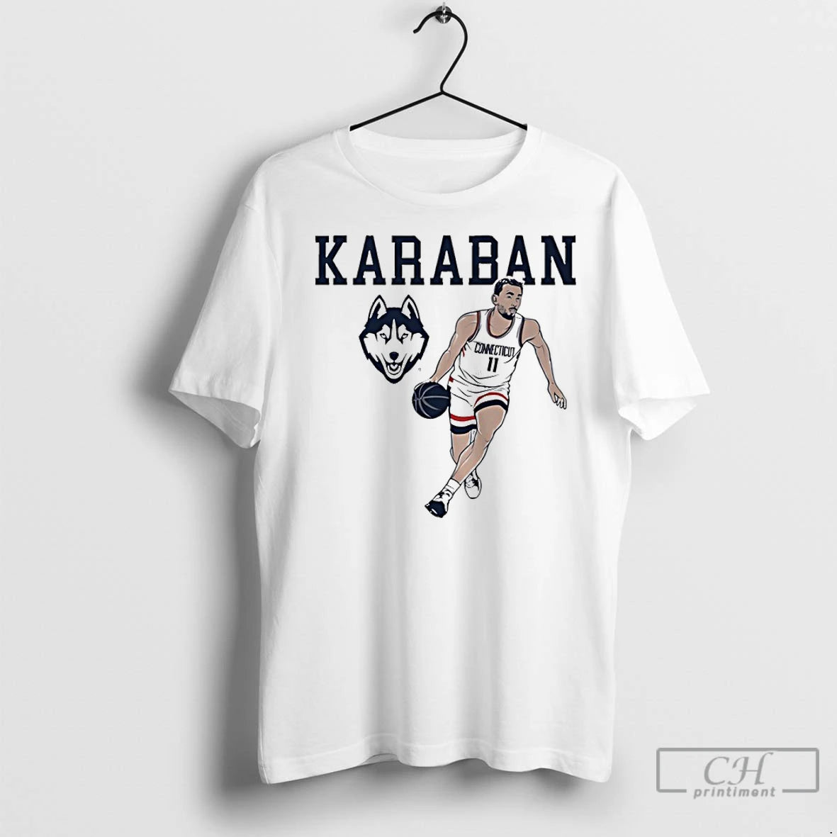 Premium Uconn Huskies Basketball Alex Karaban Ame Pose Star