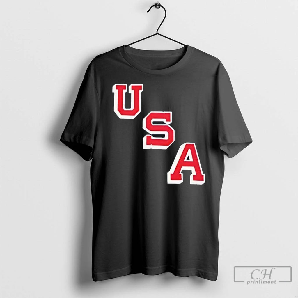 Premium Usa Hockey Diagonal Graphic