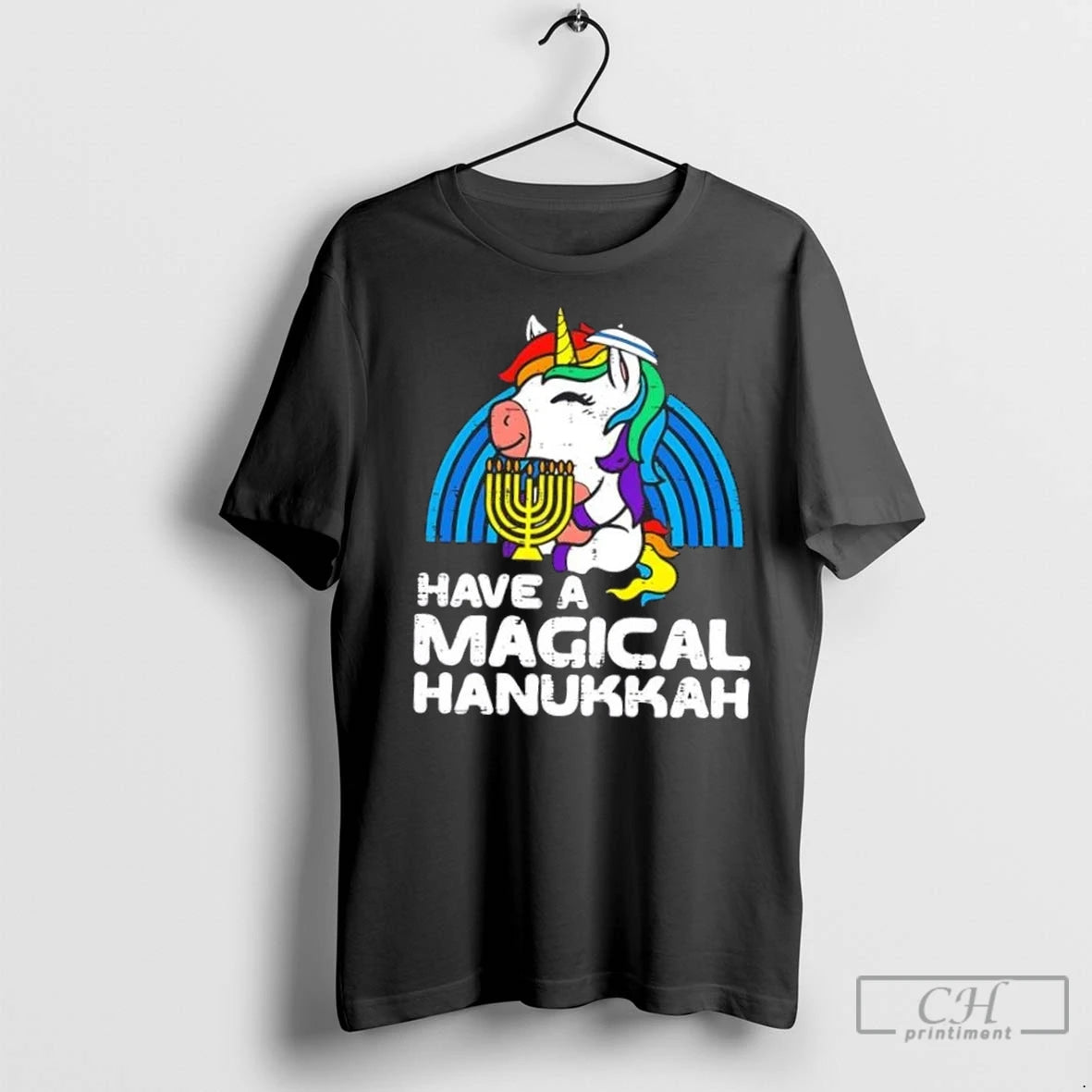 Premium Unicorn Have Magical Hanukkah Unicorn Chanukah