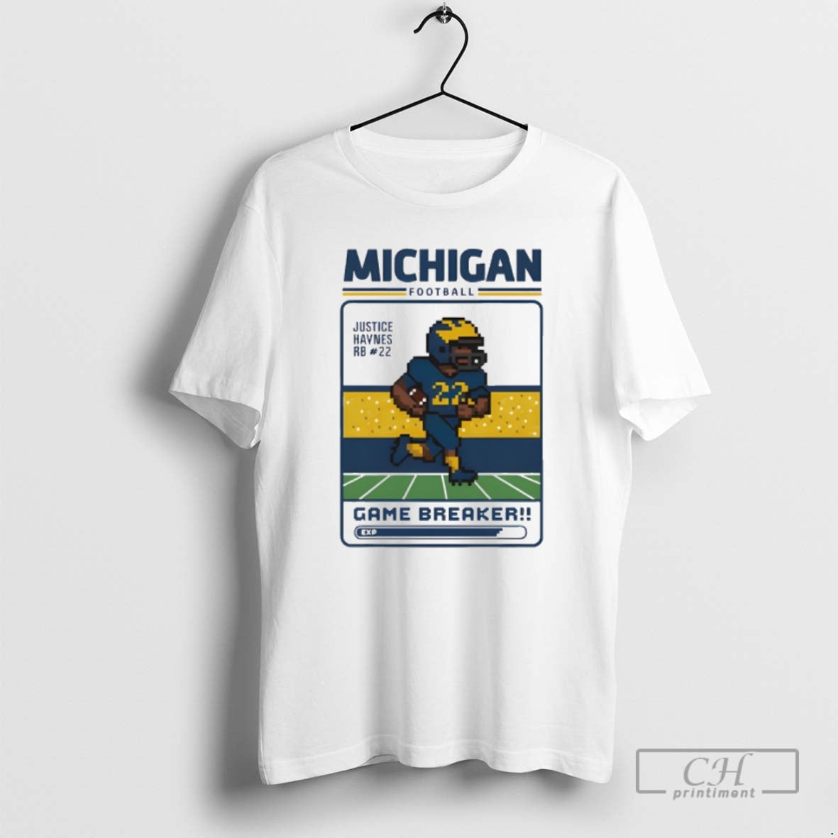 Premium Valiant University Of Michigan Football Justice Haynes Game Breaker Shirt Sweater