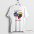 Premium Venezuela America Heart Flag Shirt Sweater