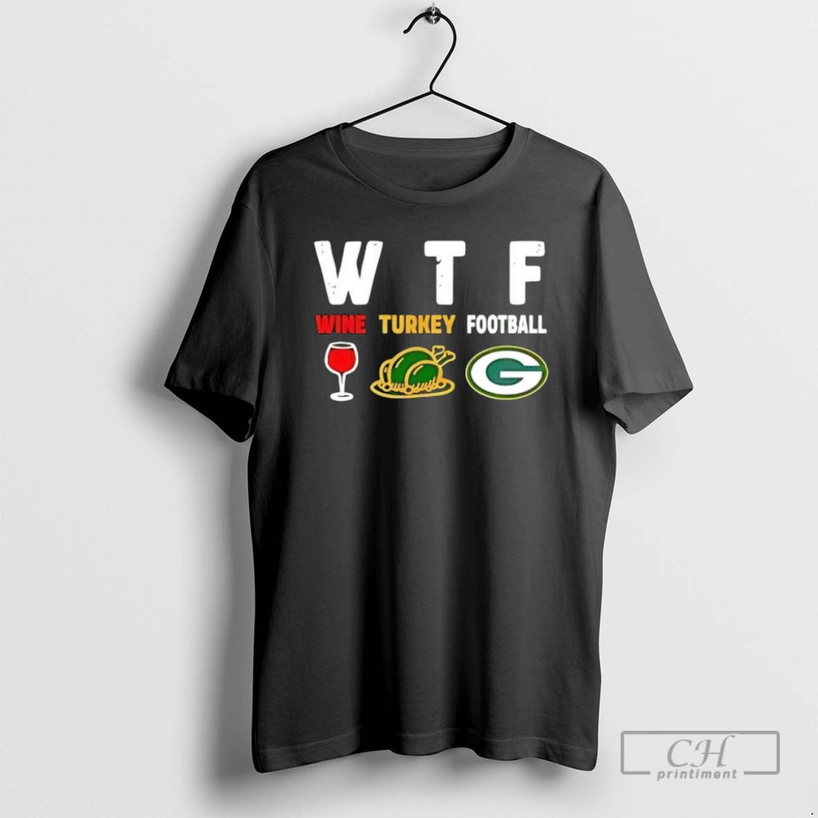 Premium Wtf Wine Turkey Green Bay Packers Football Shirt Sweater